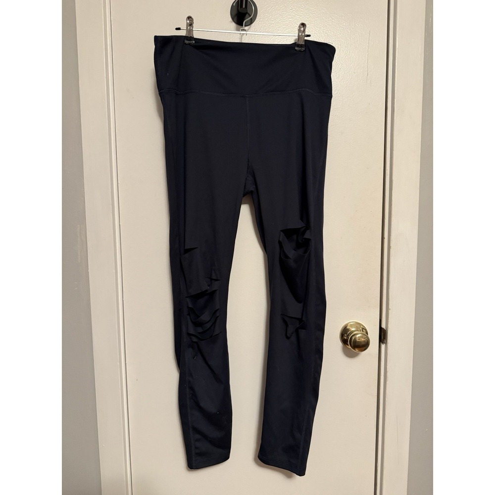 Mono B Black Ripped Leggings